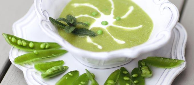 April Recipe: Spring Pea & Mint Soup