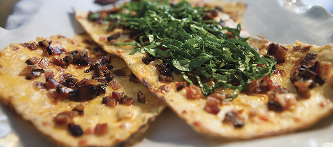 Adult Pimento Cheese & Bacon Flatbread