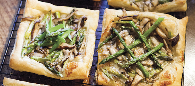 Asparagus & Mushroom Tarts