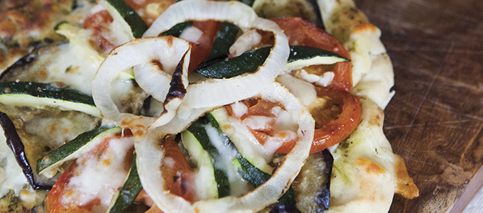 Summer Veggie Flatbread
