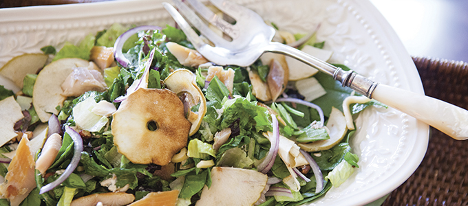 Smoked Trout & Crispy Apple Salad