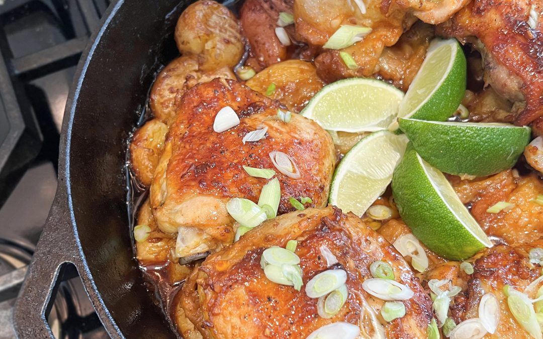 Slow Roasted Gochujang Chicken & Potatoes